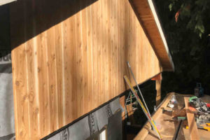 Wood siding
