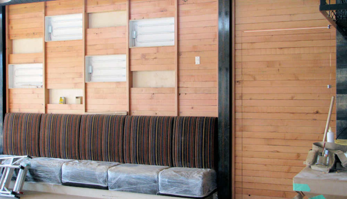 Restaurant Wall and Door